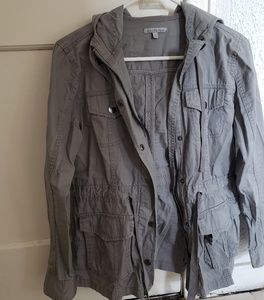 Charlotte Russe Gray Army Jacket